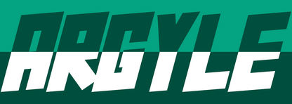 Argyle Strip Design custom football sticker waterproof vinyl