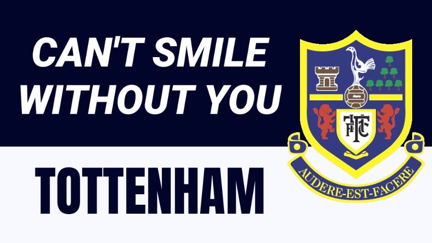 Tottenham Hotspur custom football sticker waterproof vinyl custom football sticker