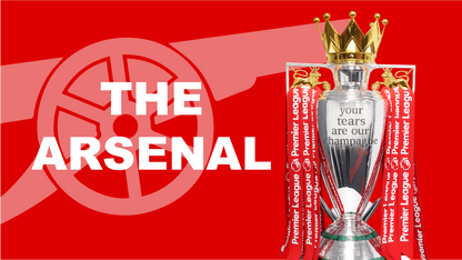 Arsenal custom football sticker waterproof vinyl