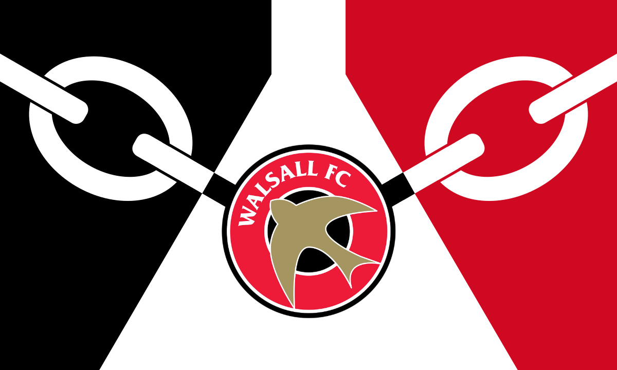 Walsall custom football sticker waterproof vinyl
