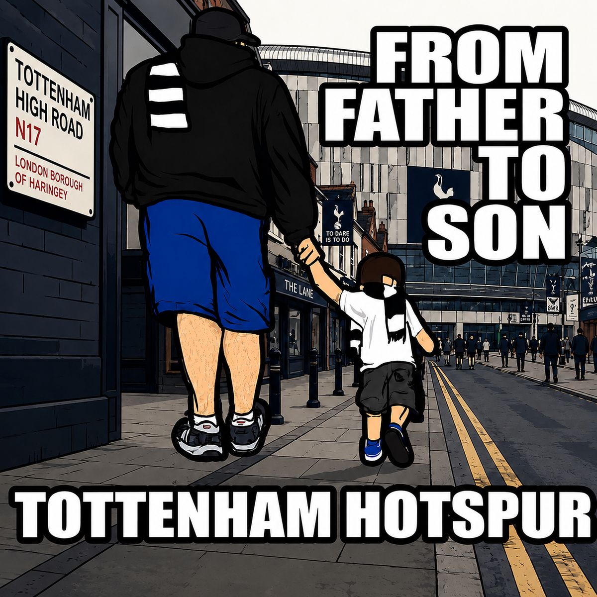 Tottenham Hotspur custom football sticker waterproof vinyl custom football sticker