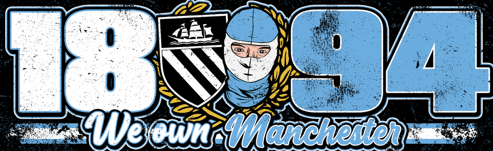 Man City custom football sticker waterproof vinyl