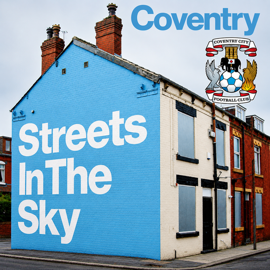 Coventry City custom football sticker waterproof vinyl custom football sticker