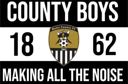 Notts County custom football sticker waterproof vinyl