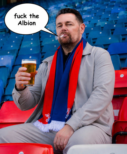 Crystal Palace custom football sticker waterproof vinyl