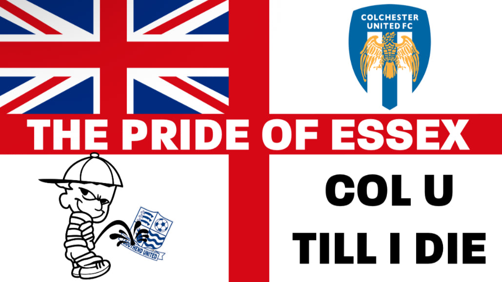 Colchester United custom football sticker waterproof vinyl custom football sticker