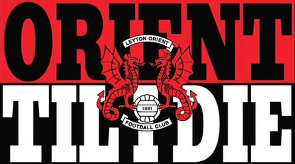 Leyton Orient Til I Die Design custom football sticker waterproof vinyl