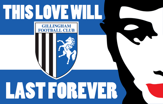 Gillingham This Love Will Last Forever custom football sticker