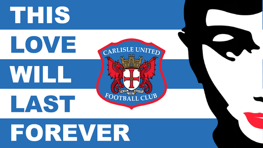 This Love is Gonna Last Forever Carlisle Stickers x10 custom football sticker