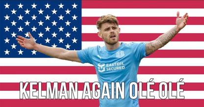 Kelman Again Ole Ole Design custom football sticker waterproof vinyl