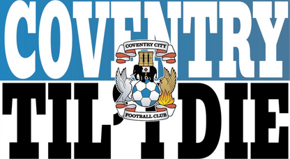 Coventry Till I Die Design custom football sticker waterproof vinyl
