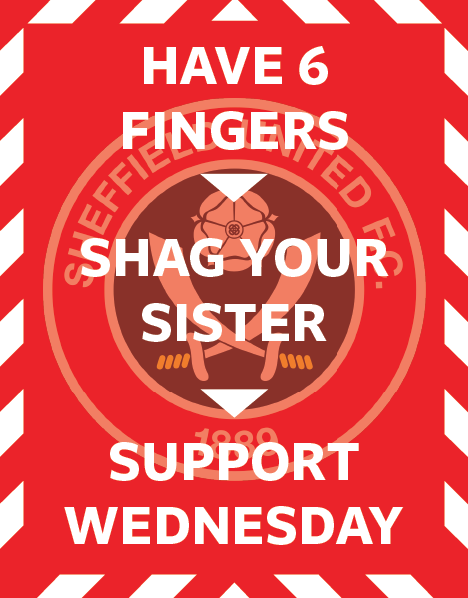 Sheffield United 6 Fingers Design x10