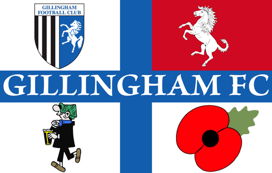 GFC England Flag custom football sticker