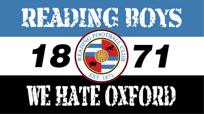 Reading Boys We Hate Oxford Design | custom football sticker waterproof vinyl