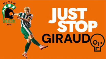 Just Stop Giraud Design custom football sticker waterproof vinyl