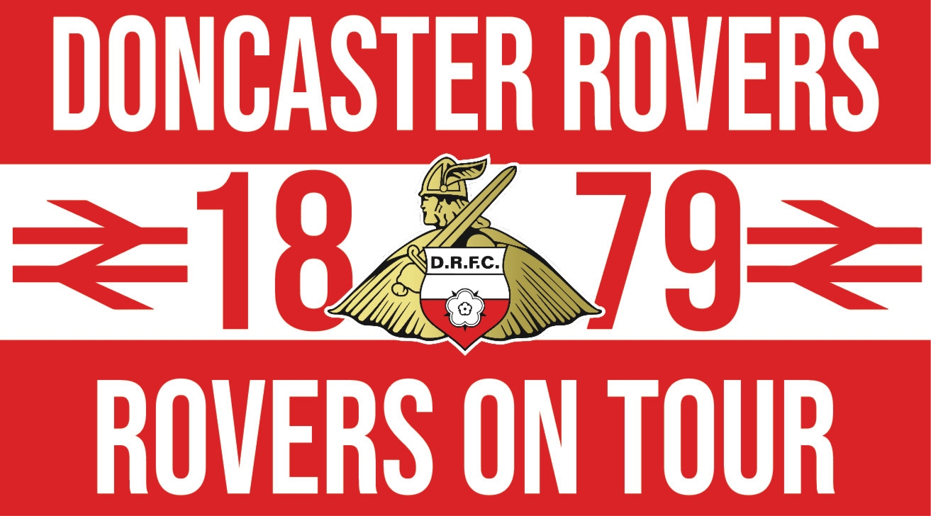 Doncaster Rovers On Tour Design | custom football sticker waterproof vinyl custom football sticker