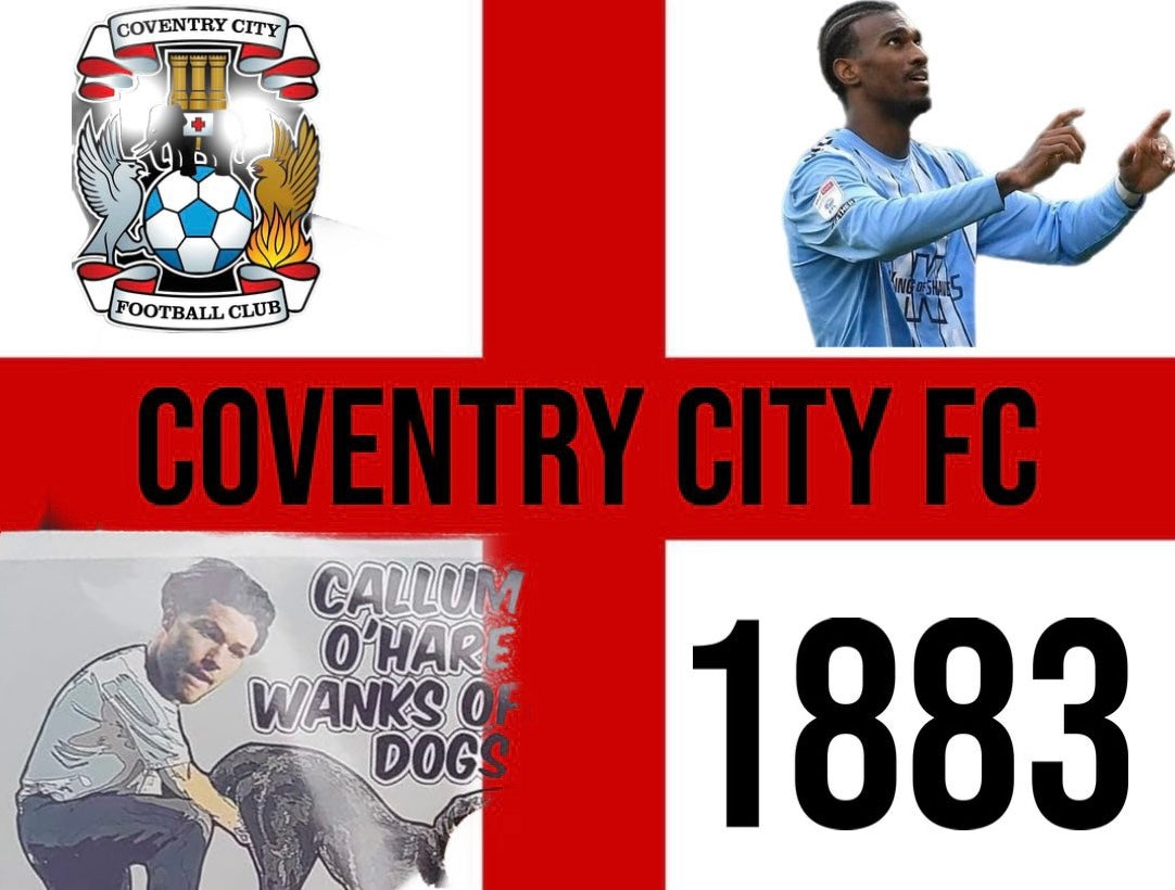 Coventry England Flag Secondary Design x10