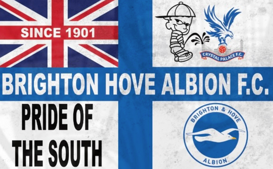 Brighton and hove Albion England Flag Sticker custom football sticker
