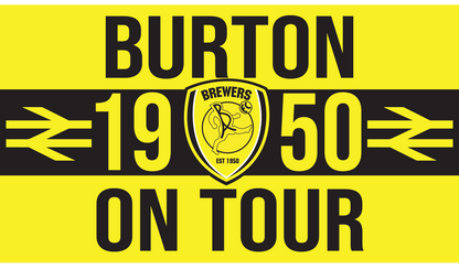Burton Albion On Tour Design custom football sticker waterproof vinyl