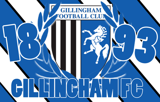 Gillingham 1893 x10 custom football sticker
