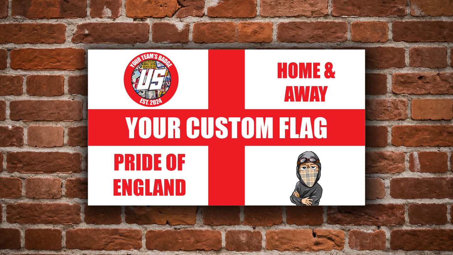 Custom Football Flag custom football sticker