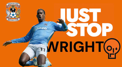 Just Stop Haji Wright Design custom football sticker waterproof vinyl