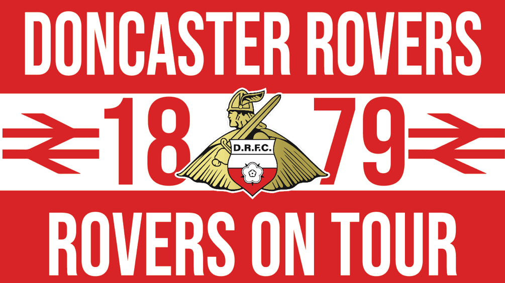 Doncaster Rovers On Tour Design | custom football sticker waterproof vinyl custom football sticker