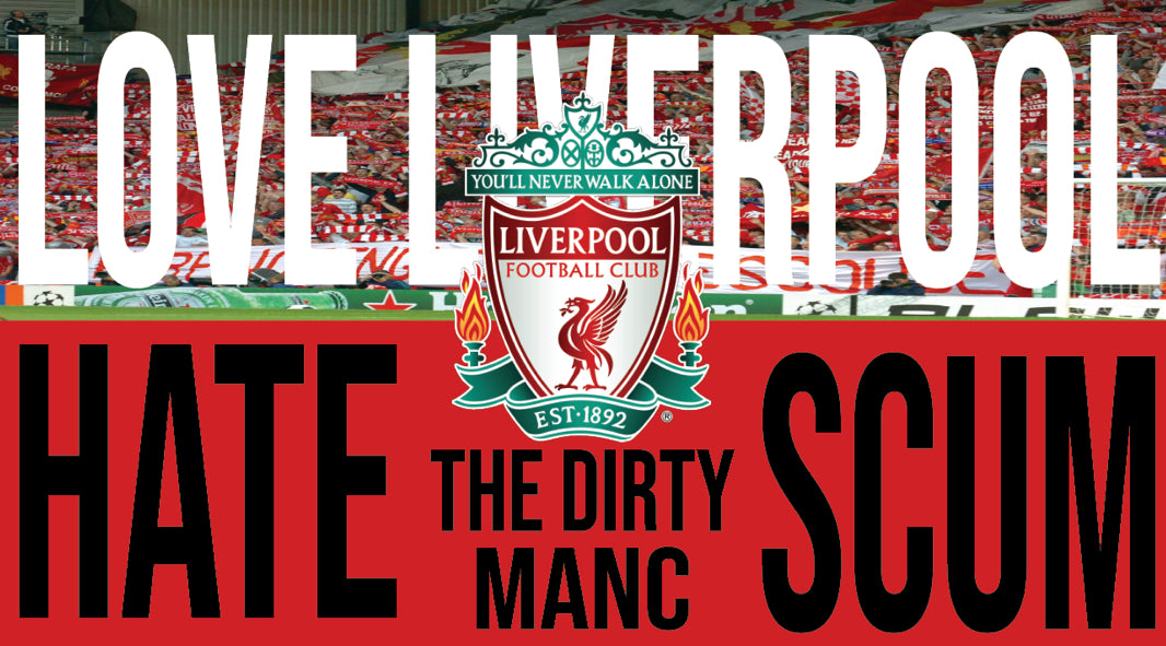 Love Liverpool Design custom football sticker waterproof vinyl