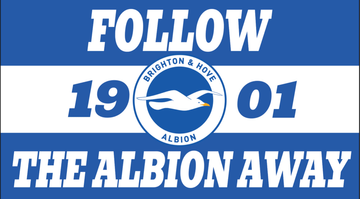 Follow The Albion Away Design x10