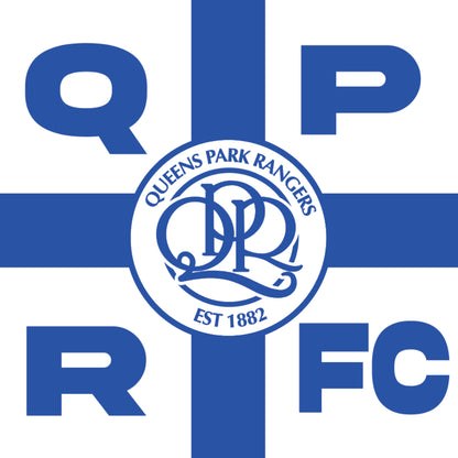 QPR Square Design custom football sticker waterproof vinyl