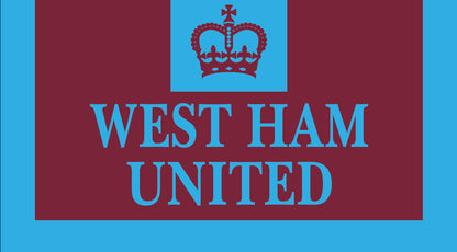 West Ham Offensive Weekender Design custom football sticker waterproof vinyl