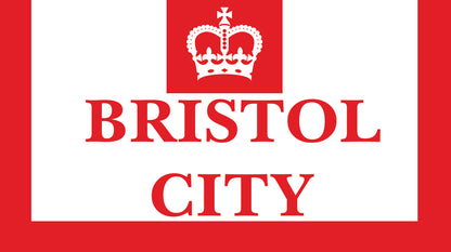 Bristol City Offensive Weekender Design custom football sticker waterproof vinyl