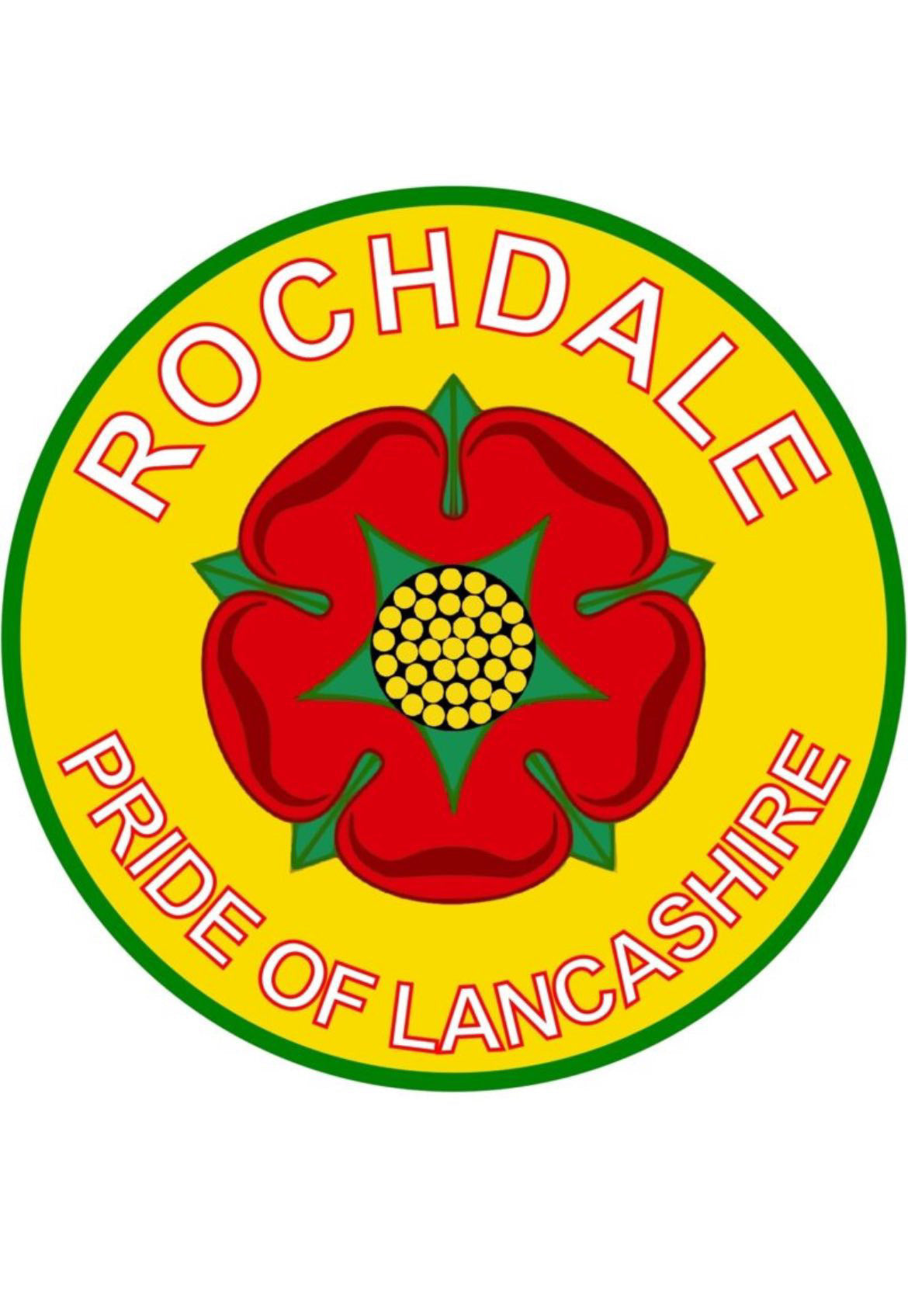 Rochdale Circle Design custom football sticker waterproof vinyl