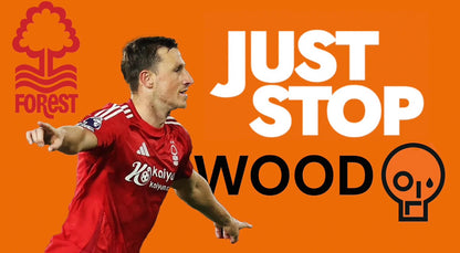 Just Stop Chris Wood Design custom football sticker waterproof vinyl