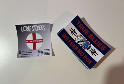 Troop 22 True Blues Design custom football sticker waterproof vinyl