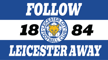 Follow Leicester Away Design custom football sticker waterproof vinyl