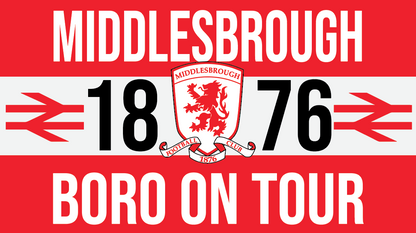 Middlesbrough On Tour Design custom football sticker waterproof vinyl