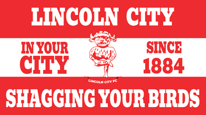 Lincoln City Shagging Your Birds Design custom football sticker waterproof vinyl