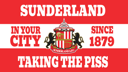Sunderland Taking The Piss Design custom football sticker waterproof vinyl