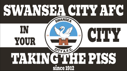 Swansea City Taking The Piss Design custom football sticker waterproof vinyl