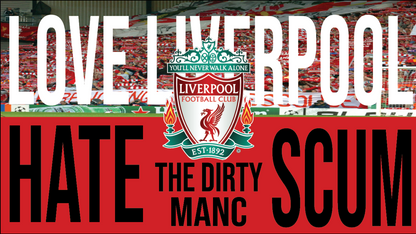 Love Liverpool Design custom football sticker waterproof vinyl