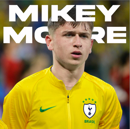 Mikey Moore Neymar Design custom football sticker waterproof vinyl
