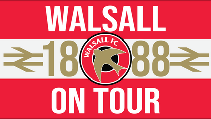 Walsall On Tour Design custom football sticker waterproof vinyl