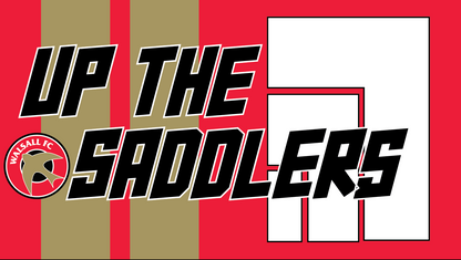 Up The Saddlers Design custom football sticker waterproof vinyl