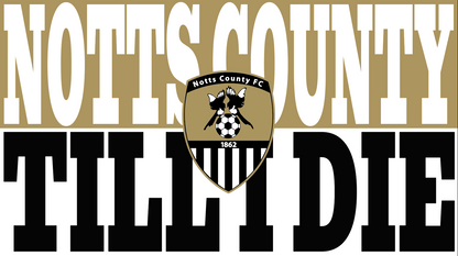 Notts County Till I Die Design custom football sticker waterproof vinyl