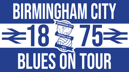 Birmingham City On Tour Design custom football sticker waterproof vinyl