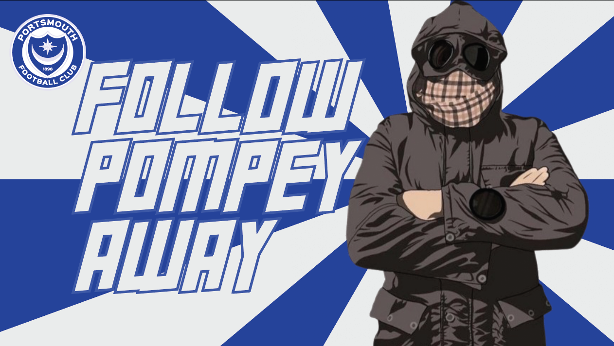 Follow Pompey Away Design x10