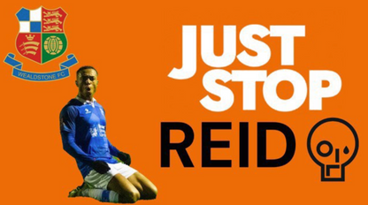 Just Stop Reid Design custom football sticker waterproof vinyl