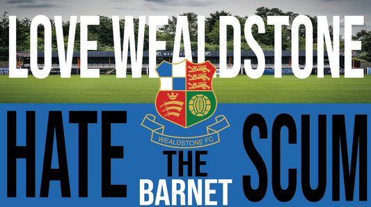 Love Wealdstone Hate Barnet Design x10