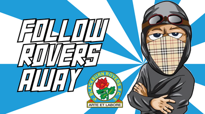 Follow Rovers Away Design custom football sticker waterproof vinyl